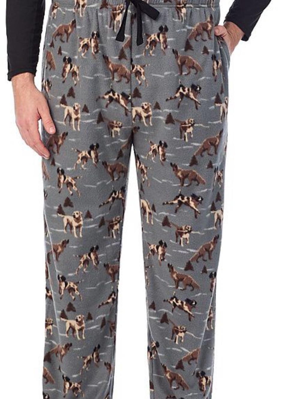 Cuddl Duds, Pajama Pants, Dog Theme, Size XXL